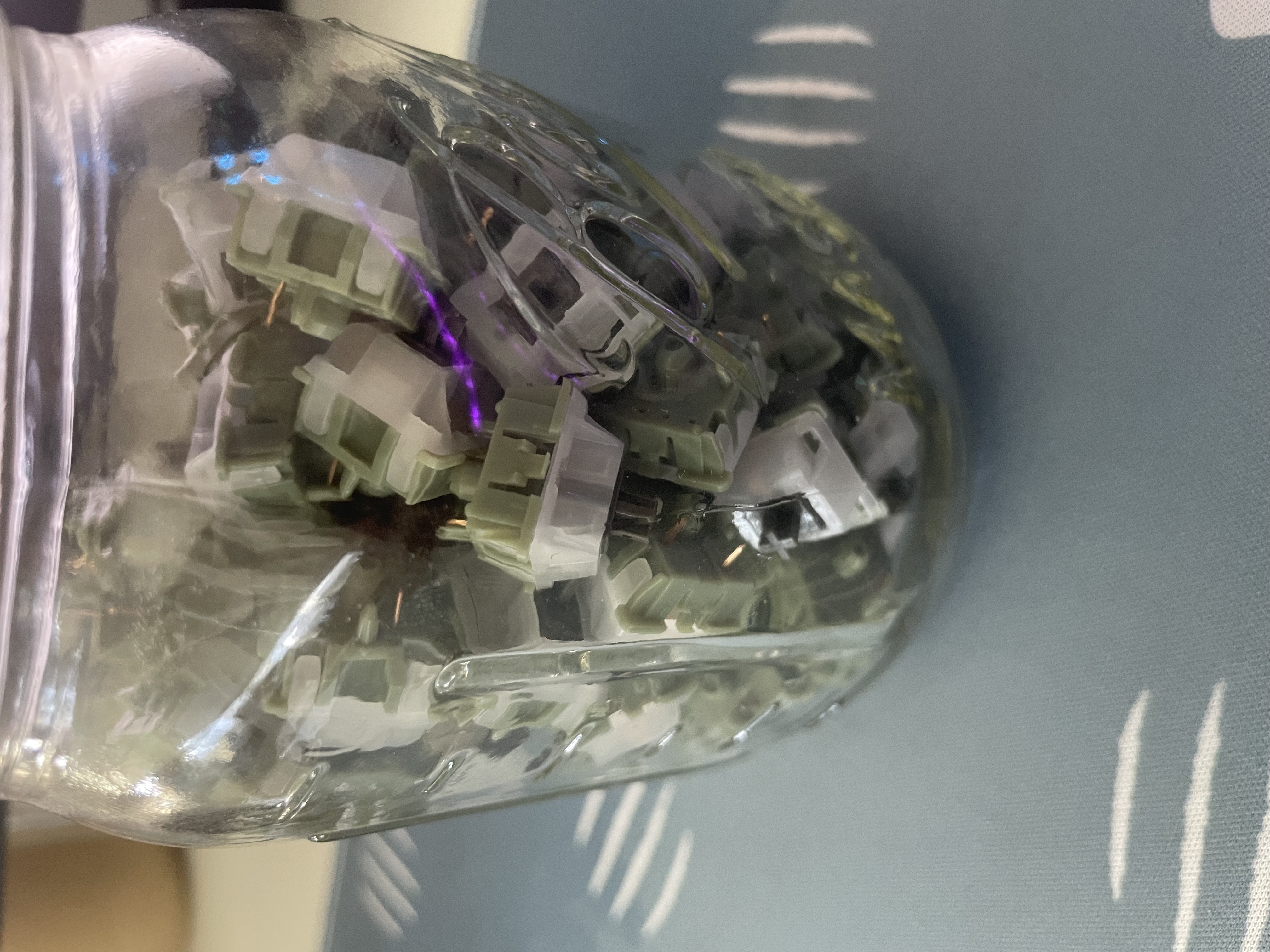 89x lubed and broken in oolong switches