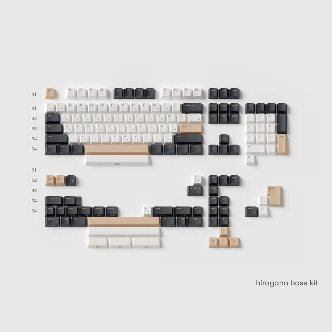 Osume Tsukimi Keycaps with Novelty Kit