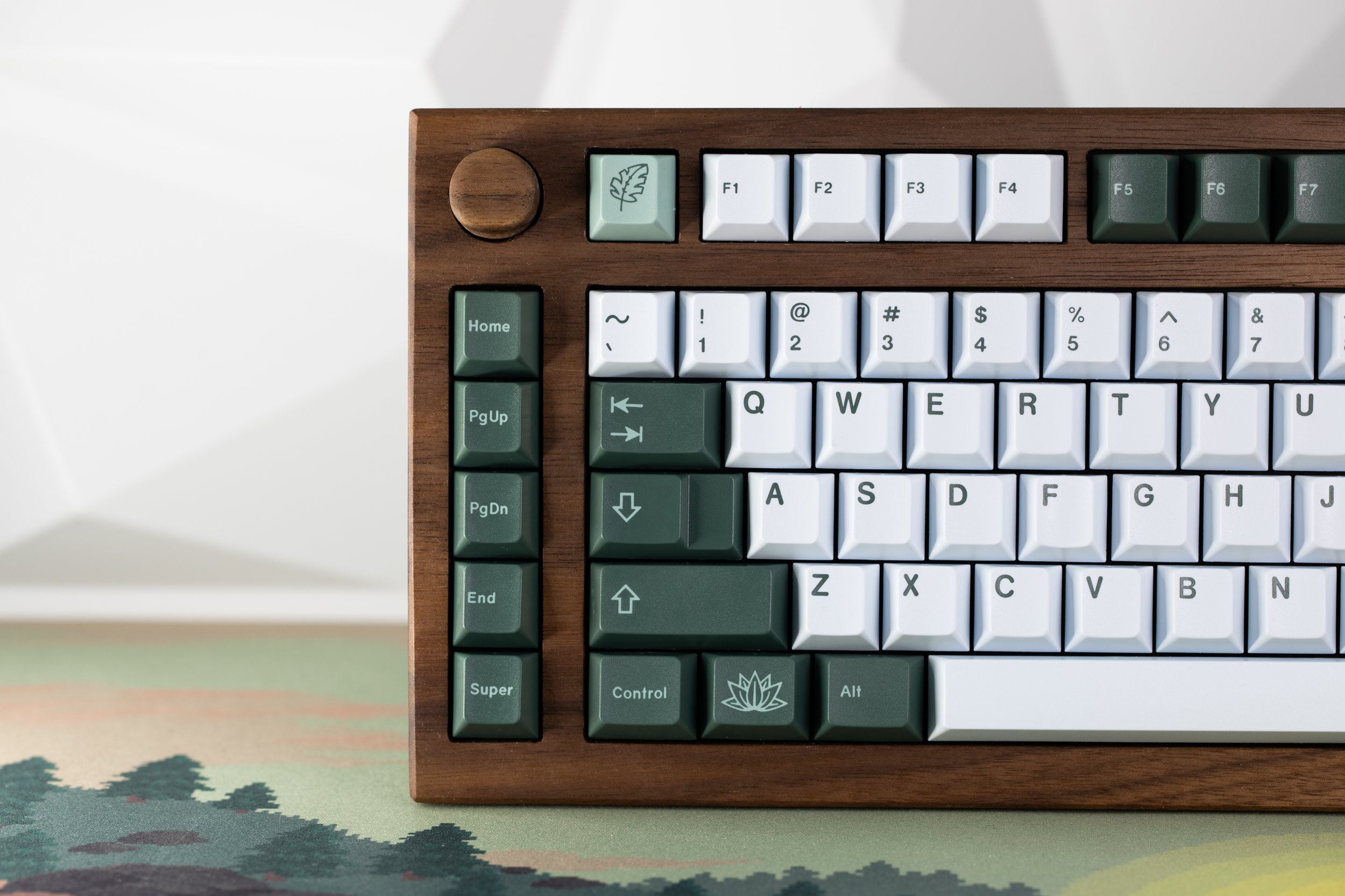 KL-90 Wooden Keyboard (WOODLAND) Barrett