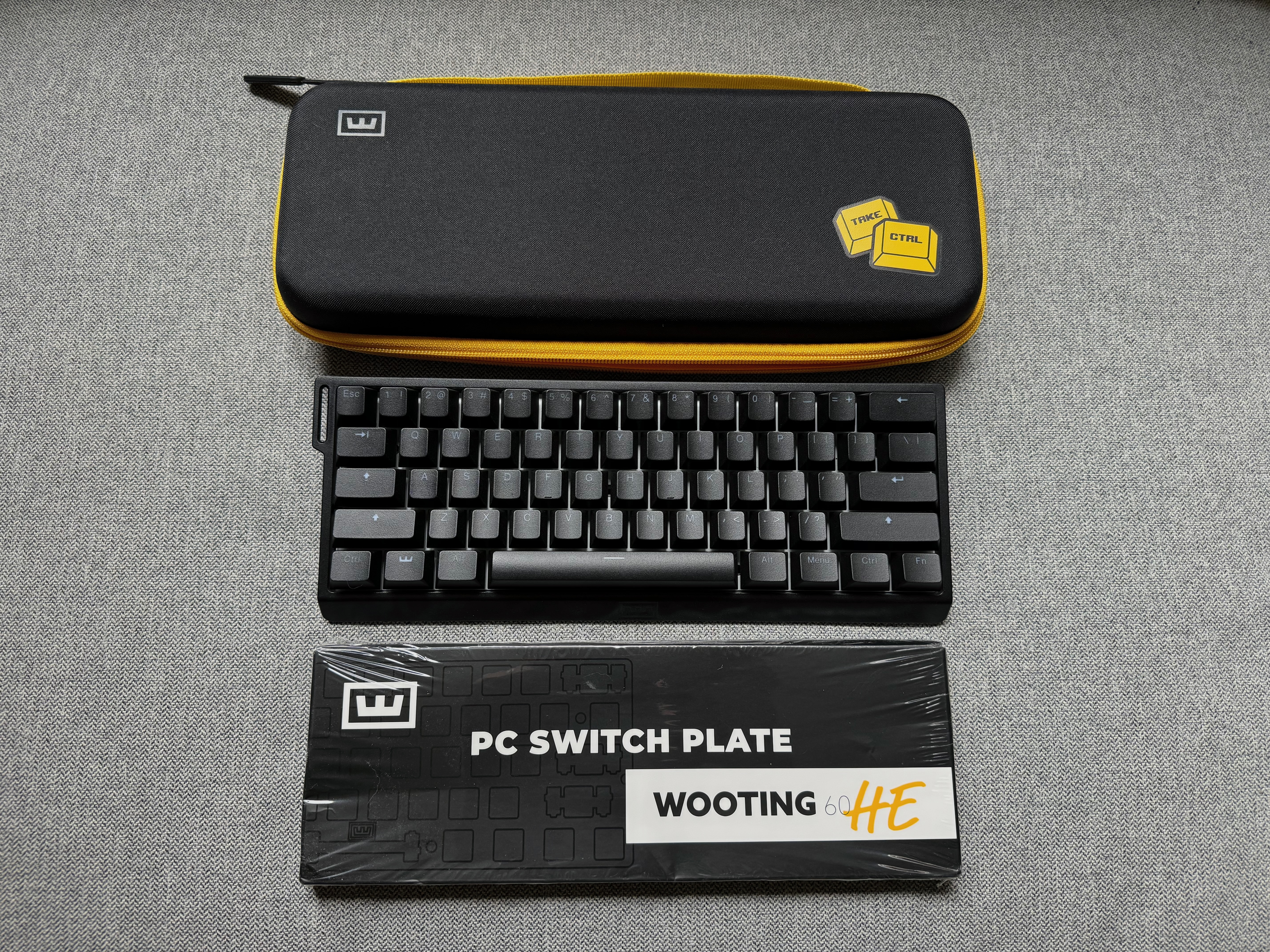 Wooting 60HE with travel case