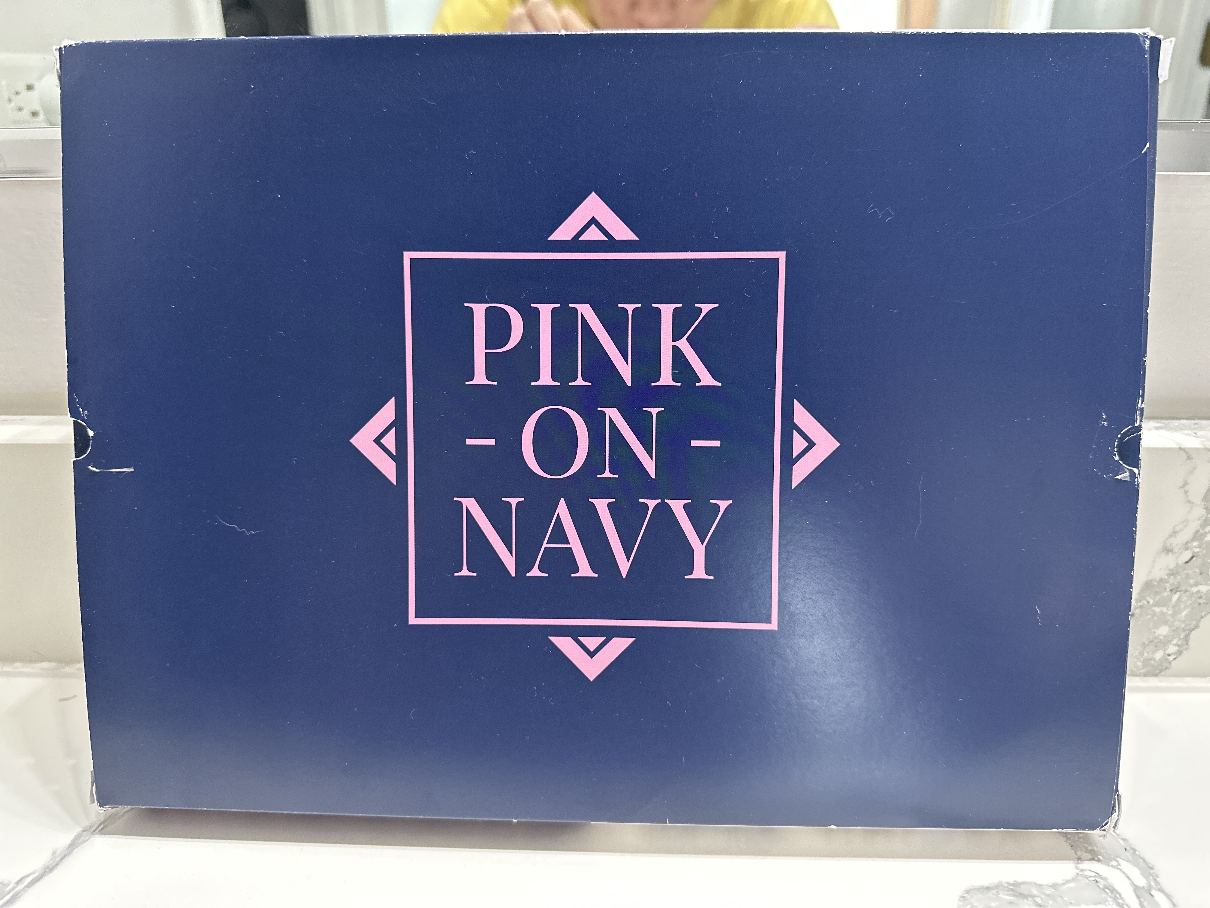 GMK Pink on Navy