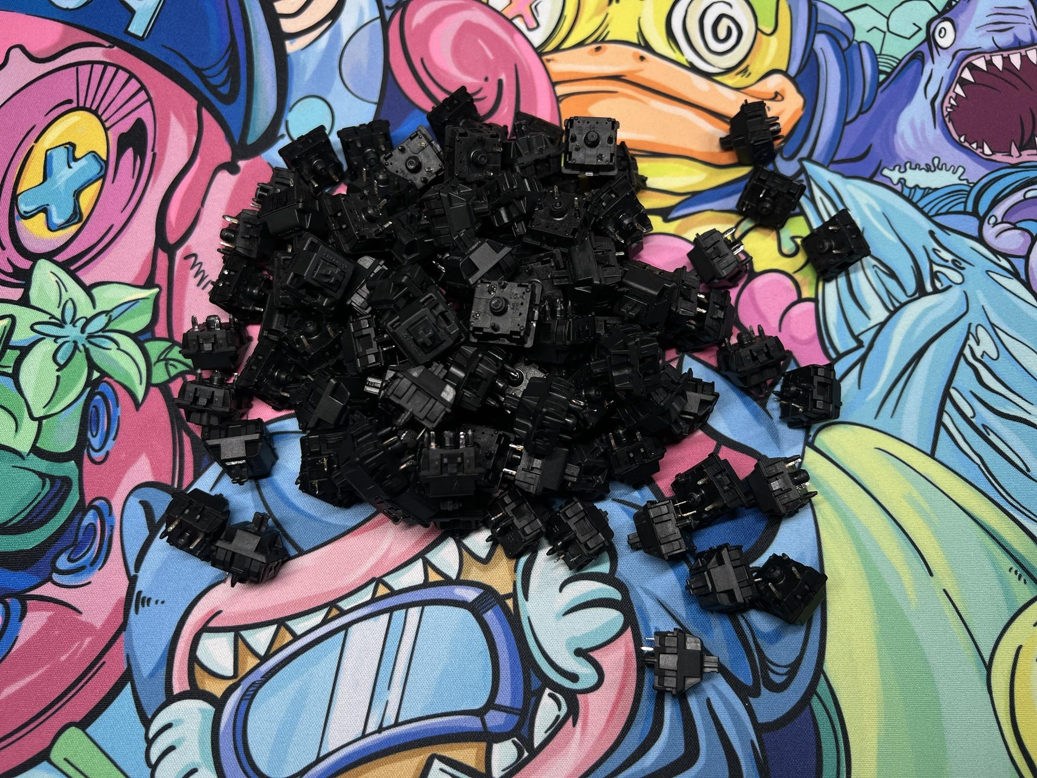 Desoldered Cherry Mx Blacks(x90;L/F/SS)