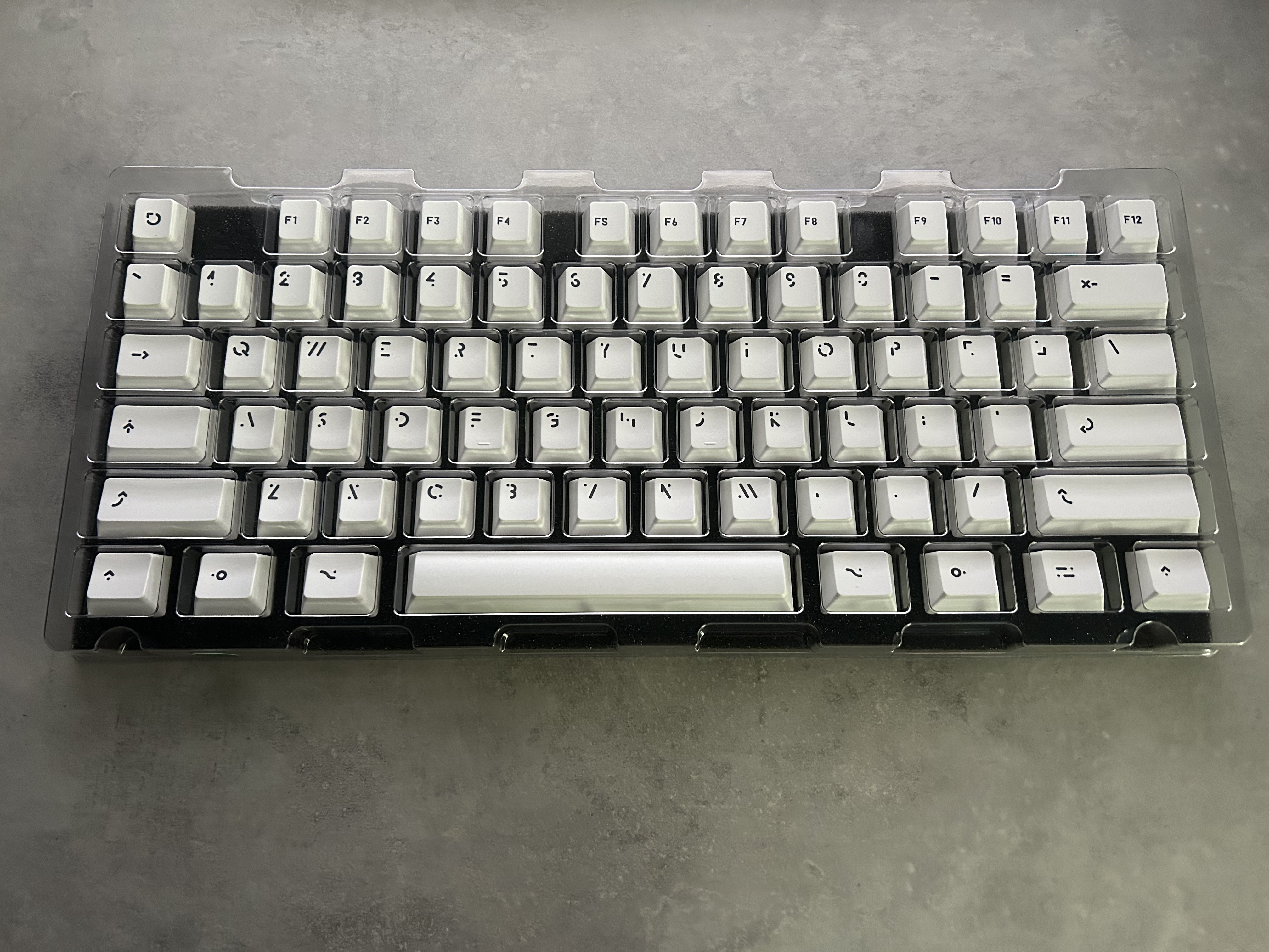 Cherry Milkshake Weirdo Base Keycaps