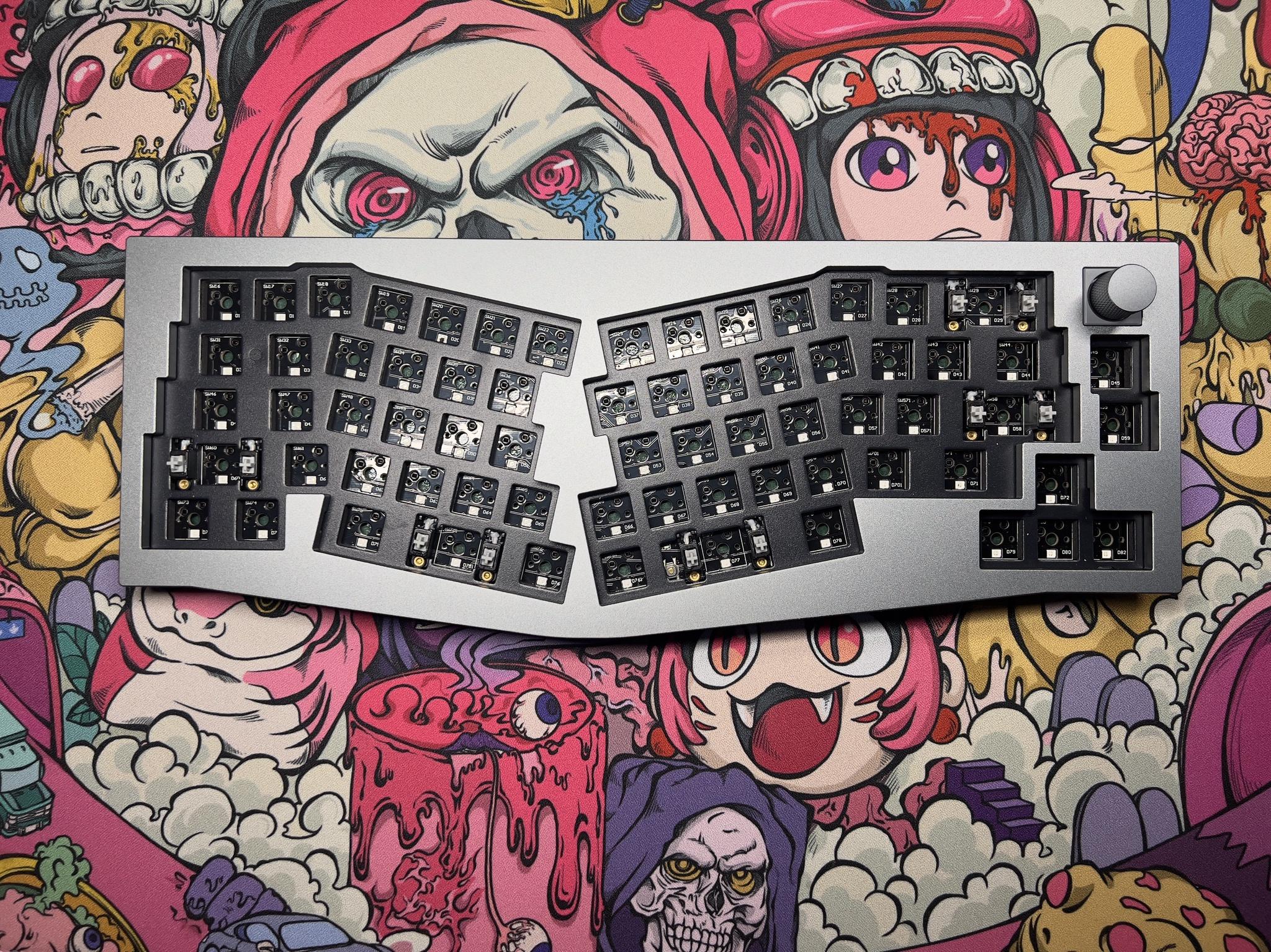 Silver Keychron Q8 Knob