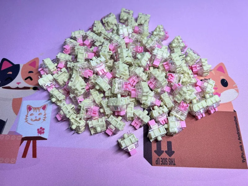 Lubed TTC Golden Pinks (x90)