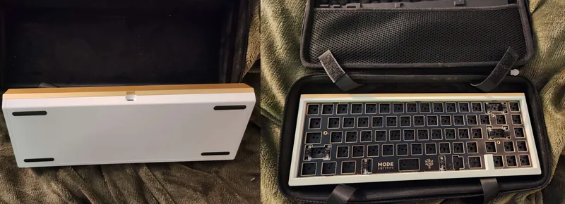 Mode 65 with Brass Accent | Hotswap | Carrying Case | All Foam/Gaskets