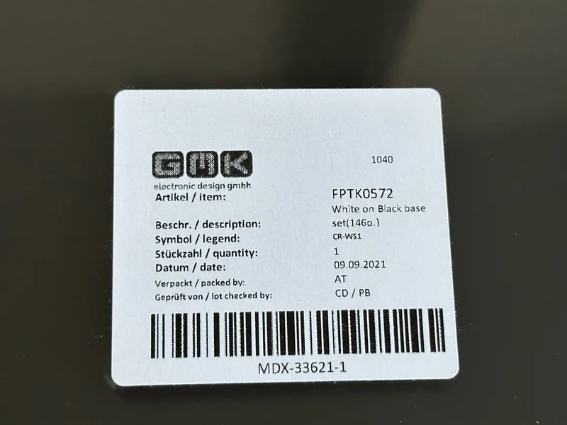 GMK White-on-Black (WoB)