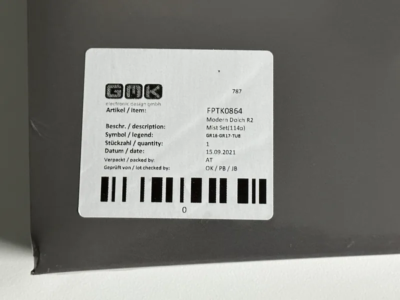 GMK Modern Dolch 2 (Mist Set)