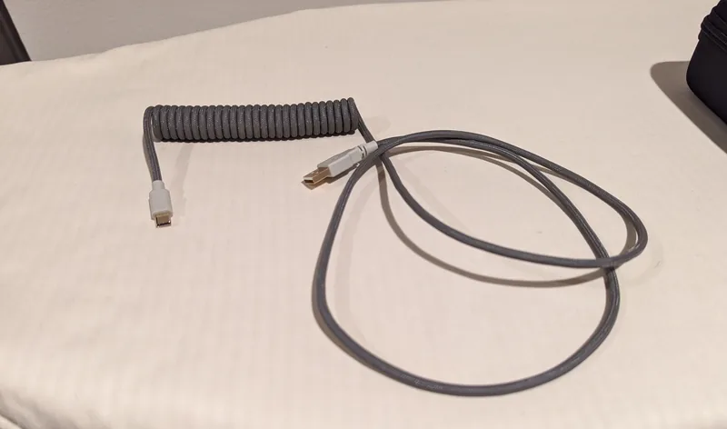 QK75 Black/Silver Mirror PVD with Solder & Hotswap PCB, POM Plate + All Accessories/Foams