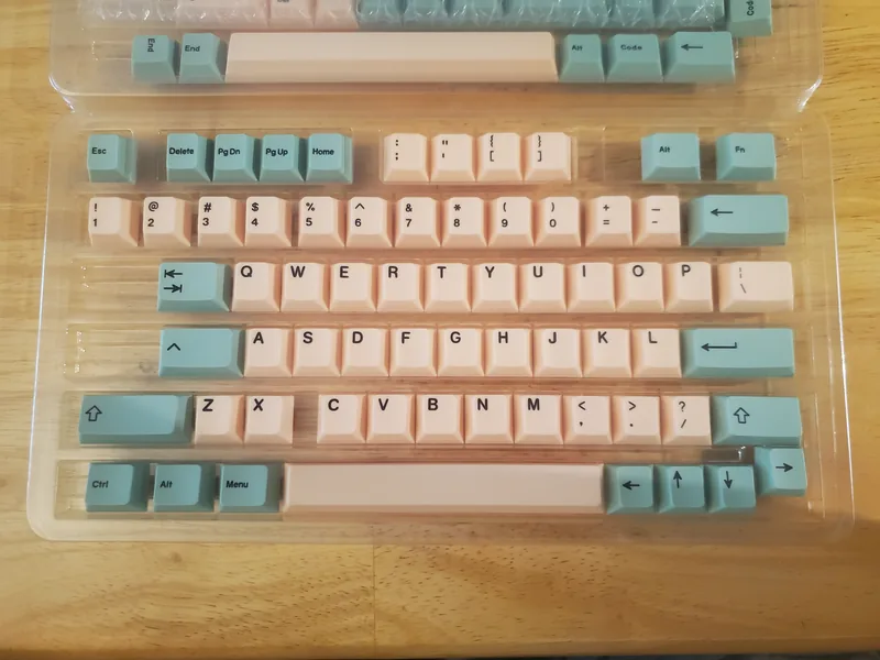 Drop Artifact Bloom Keycaps - Matcha Mango