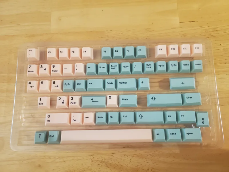 Drop Artifact Bloom Keycaps - Matcha Mango