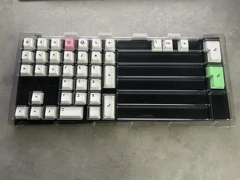 Cherry Milkshake Weirdo Base Keycaps