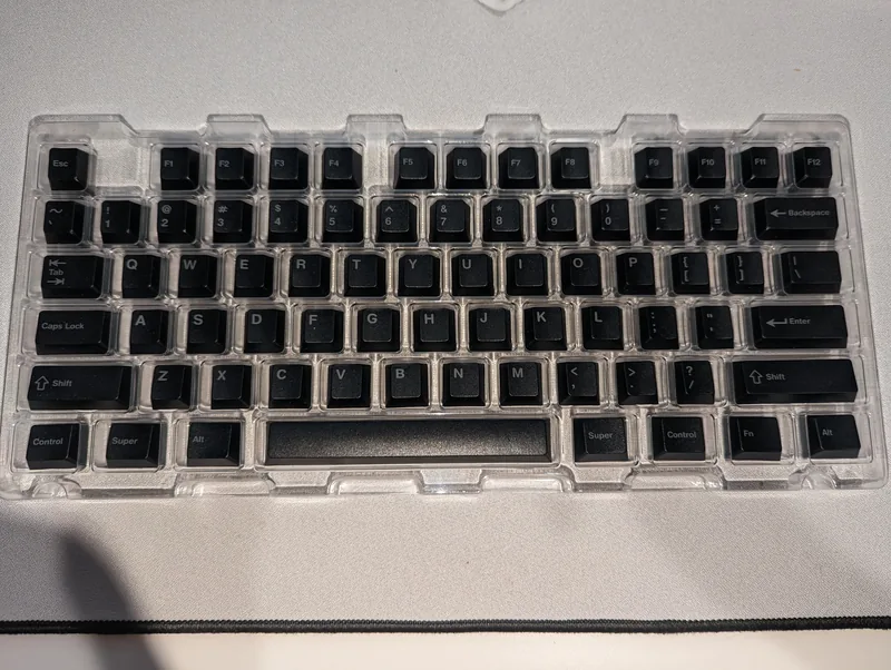 NovelKeys Cherry Charcoal Keycaps