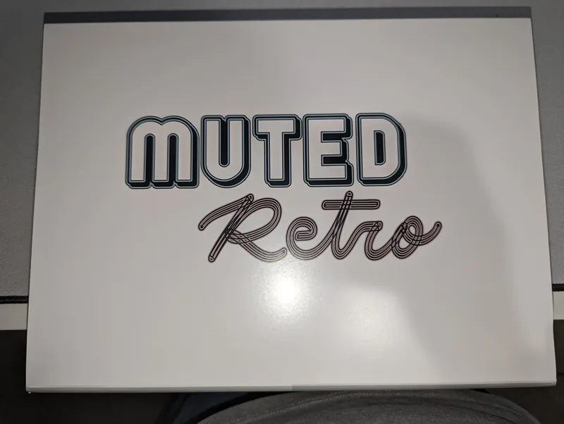 GMK Muted Retro Keycaps