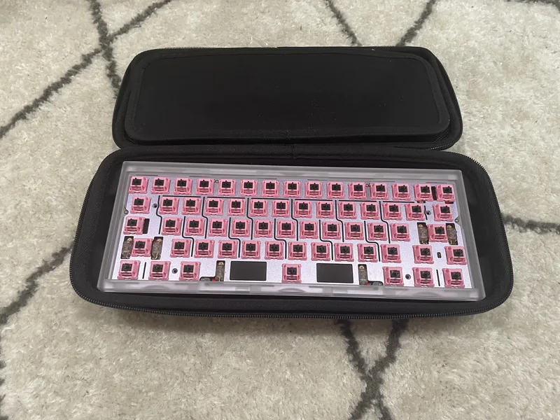 QK 60 with Split BackSpace/w Switches