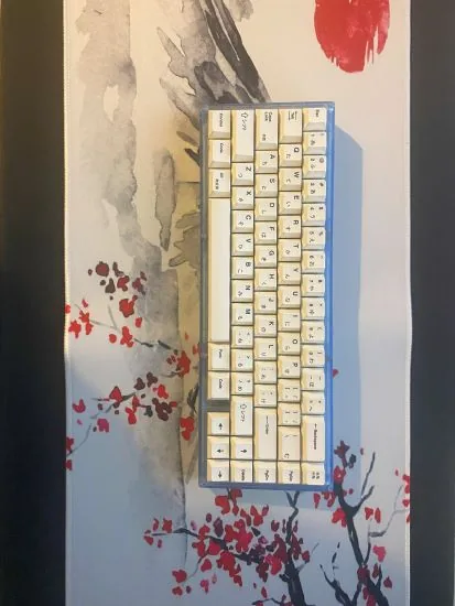 KBD67 LITE R3 transparent blue