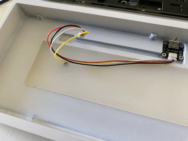 Whitish Bakeneko65 with Silicone Weight