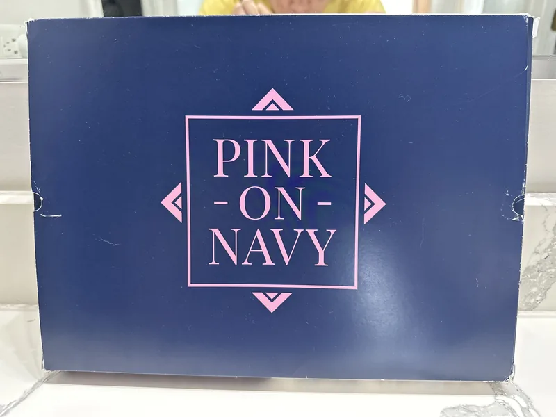 GMK Pink on Navy