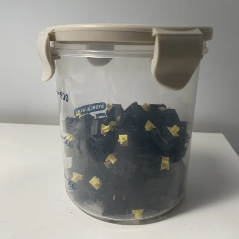 Gateron KS-3 yellow black housing (91x)