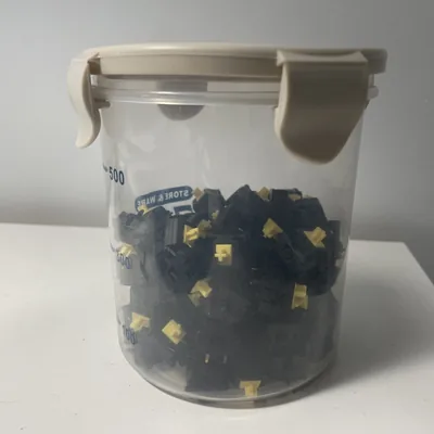 Gateron KS-3 yellow black housing (91x)