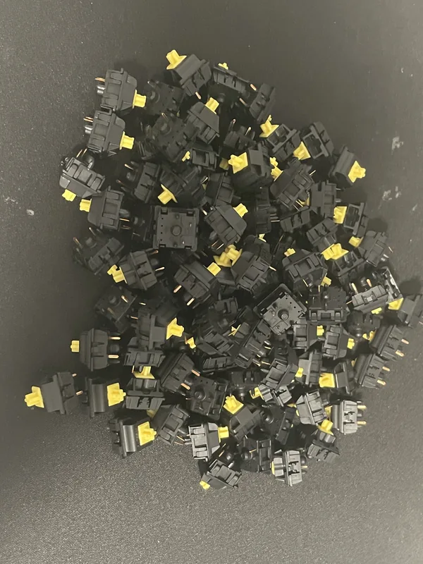 Gateron KS-3 yellow black housing (91x)