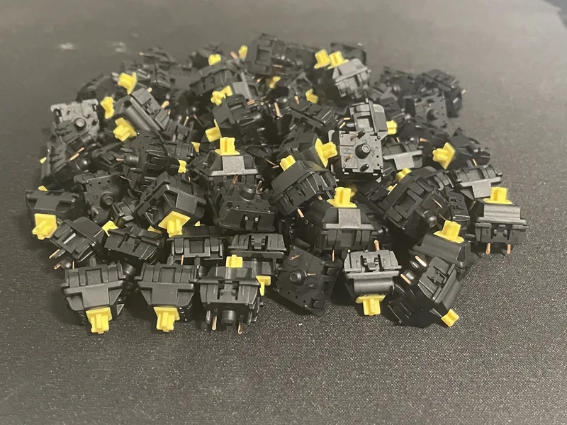 Gateron KS-3 yellow black housing (91x)