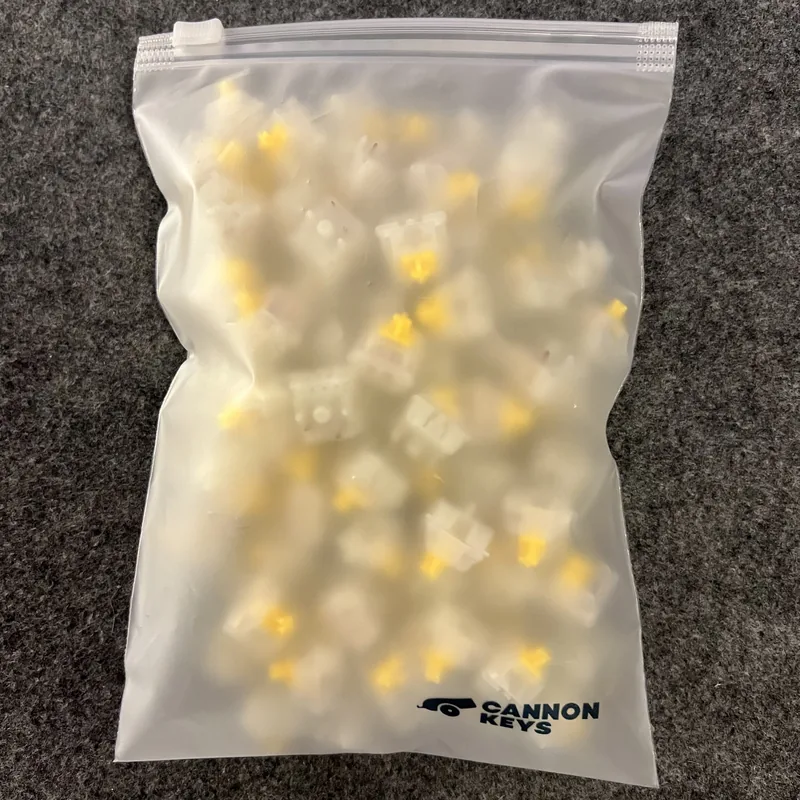 Gateron Milky Yellow Pros x105 (Lubed)