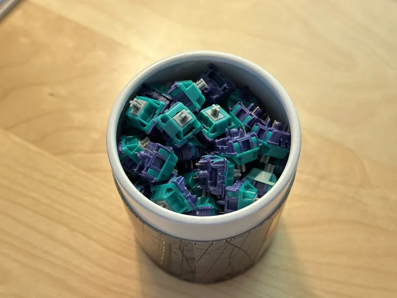 Doom Tactile Switches x 110, Hand Lubed