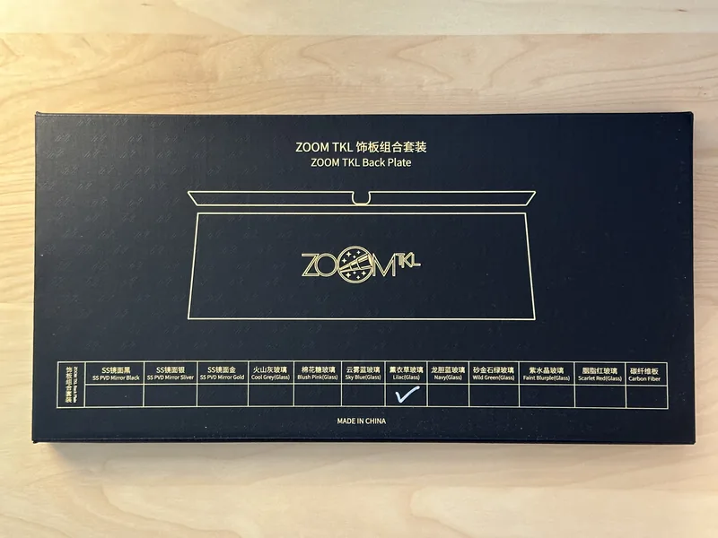 Zoom TKL EE (Lilac, PC Plate)