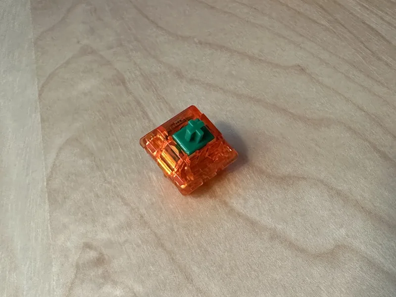 Tangerine Switches x 124, Hand Lubed