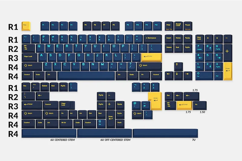 GMK Nautilus R2 Base Kit