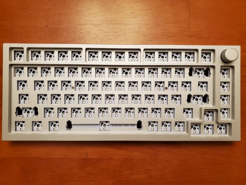 GMMK Pro (Silver) + Polycarbonate Plate