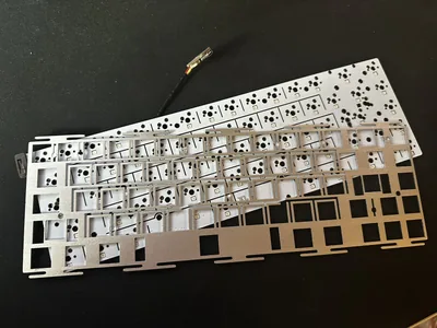 Space65 R3 Perkey flex cut RGB PCB/plate