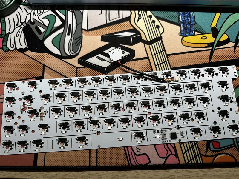 Space65 R3 Perkey flex cut RGB PCB/plate