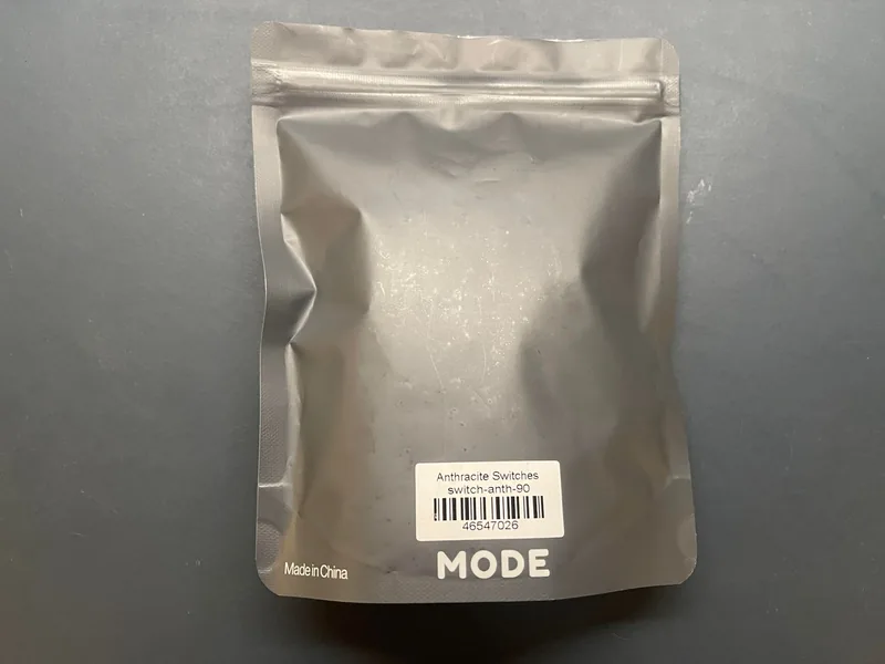 Mode Anthracite Silent Tactile Switches 