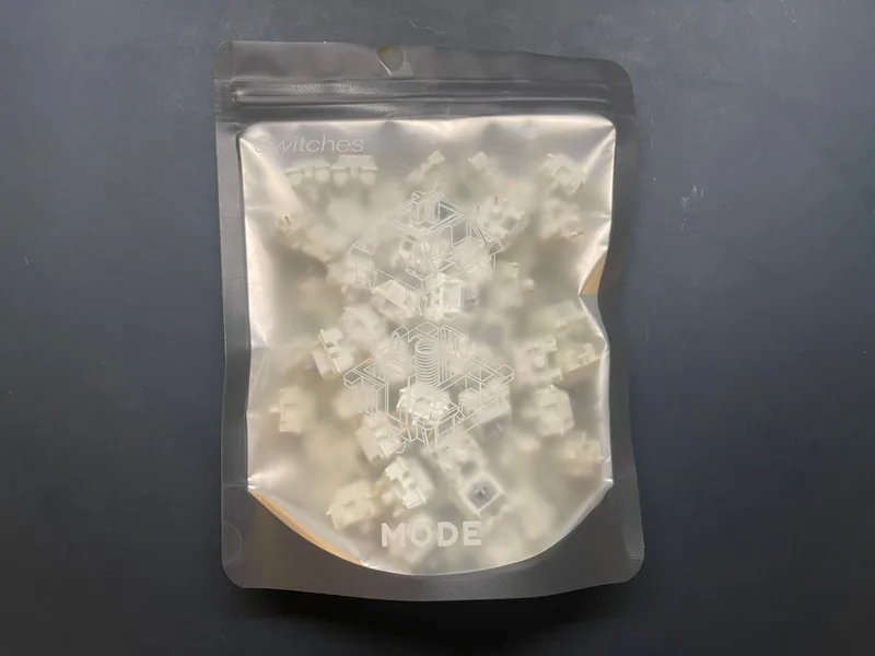 Mode Anthracite Silent Tactile Switches 