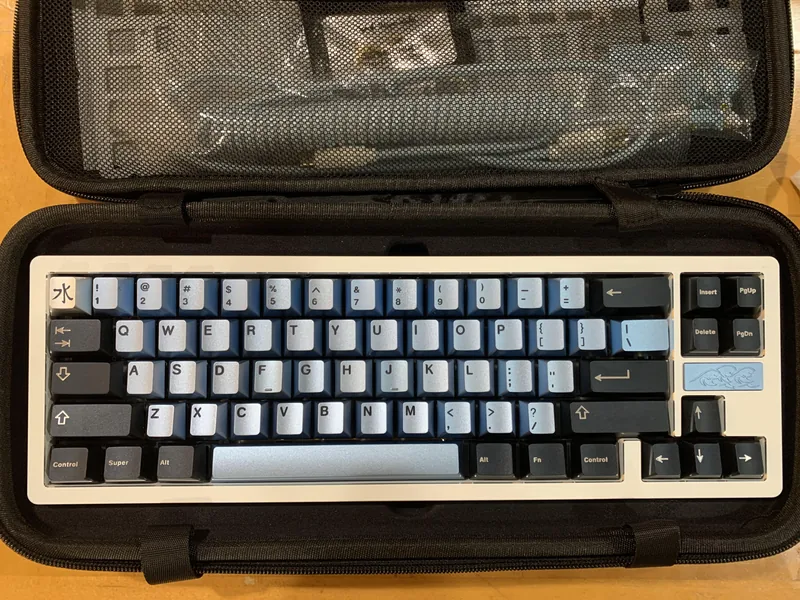 Ikki68 Aurora x AluMizu keyboard