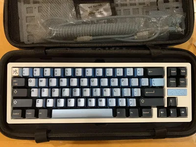 Ikki68 Aurora x AluMizu keyboard