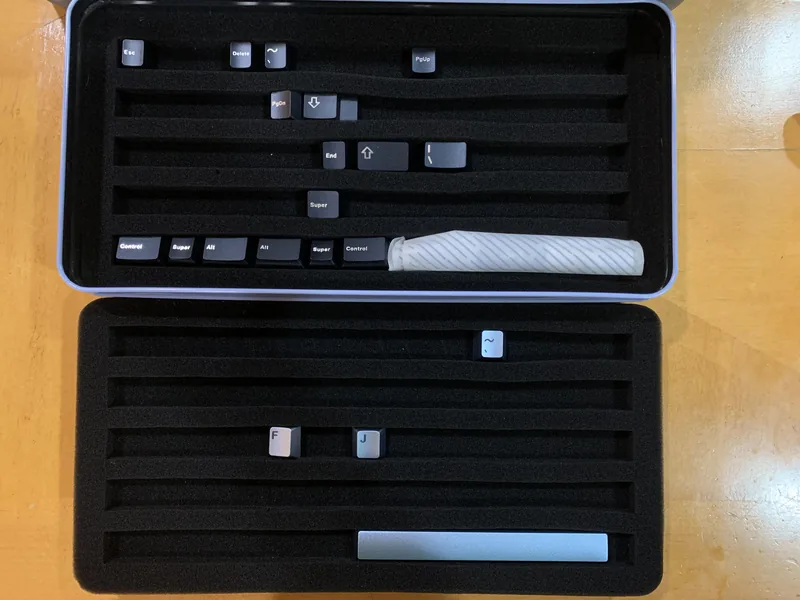 Ikki68 Aurora x AluMizu keyboard