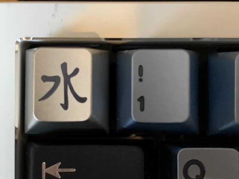 Ikki68 Aurora x AluMizu keyboard