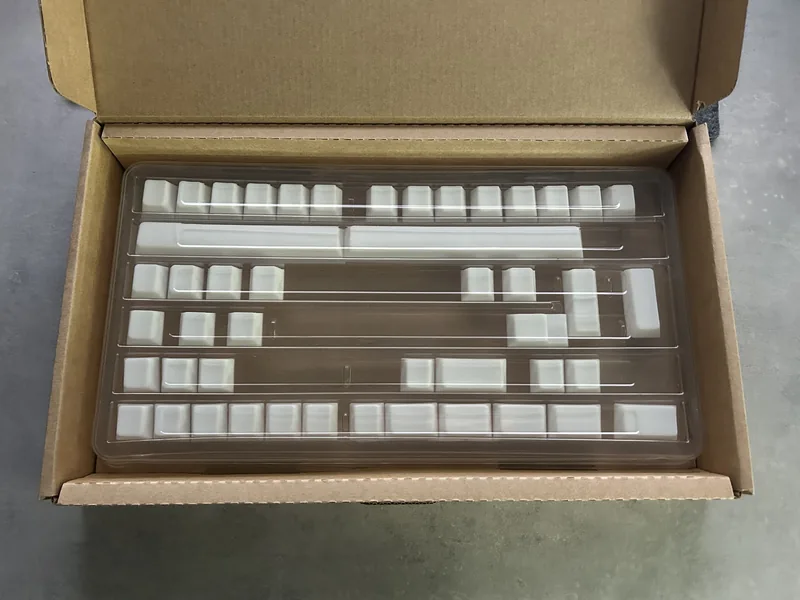 EnjoyPBT White Blank Keycaps