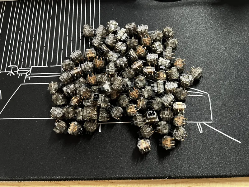 Lubed Gateron Box Ink V2 Black x 100