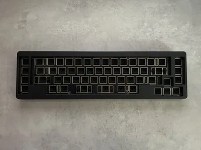 KBDfans Black D45 V2 w/ TX Stabilizers