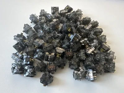 Pewter Switches Lubed