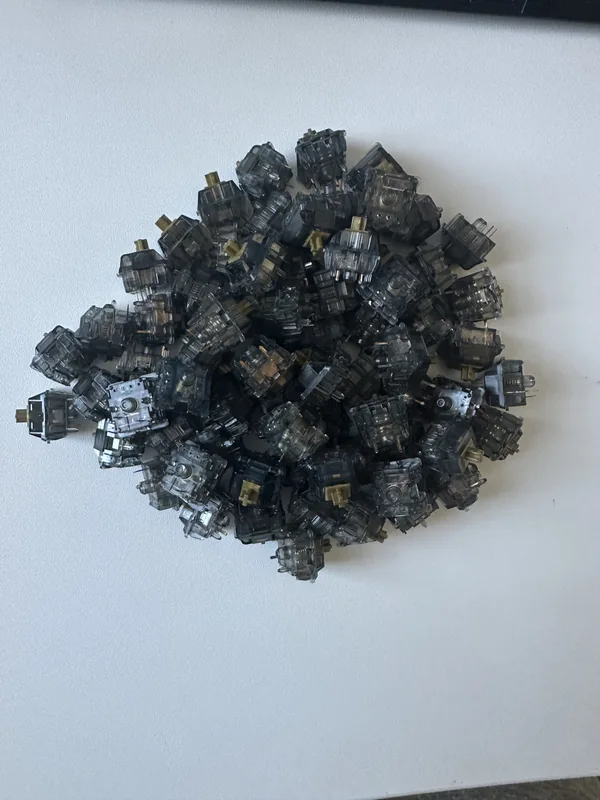 Pewter Switches Lubed