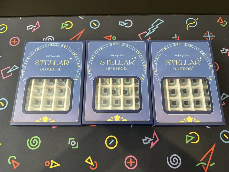 WS Stellar Bluerose Switches (x105)