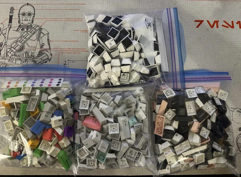 pbt keycaps bundle 4 set