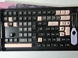 AKKO Black & Pink ASA Keycaps Set