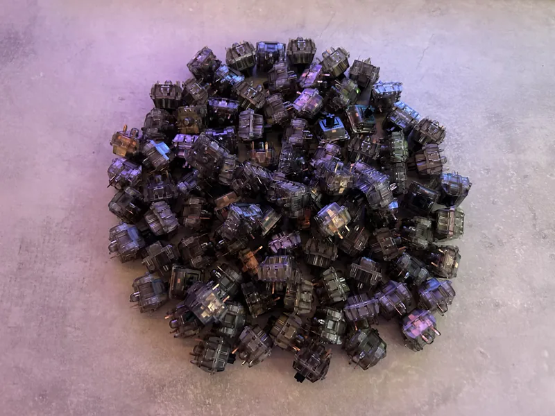 Lubed Gateron Black Ink v2 (x93)