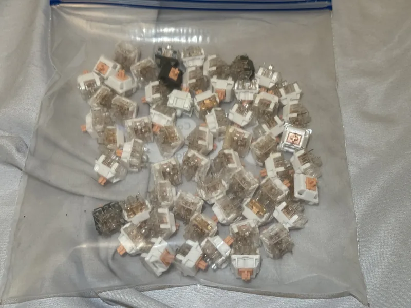 Lubed Zykos FrankenSwitches (x61)